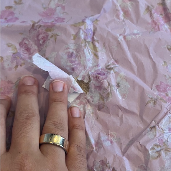 Stanley x LoveShackFancy SLIM BOTTLE 20 OZ packaging only Happy Thoughts - Picture 5 of 6